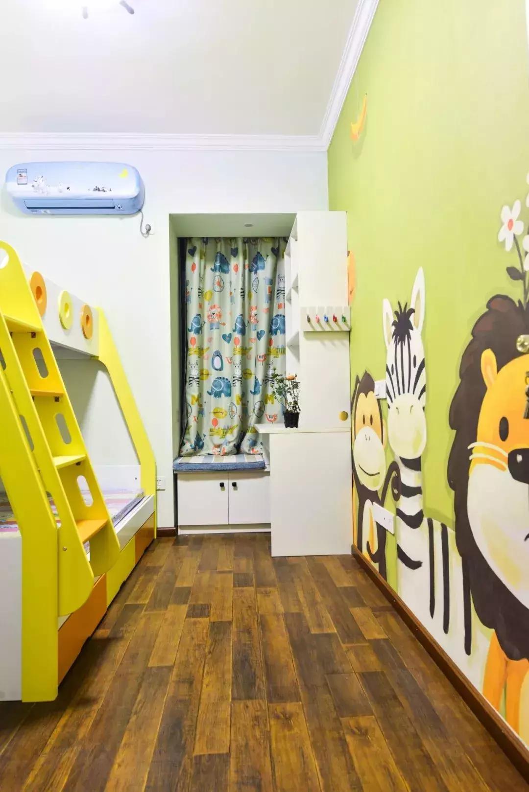 充满童趣的上下床儿童房,实用的儿童上下床怎么选