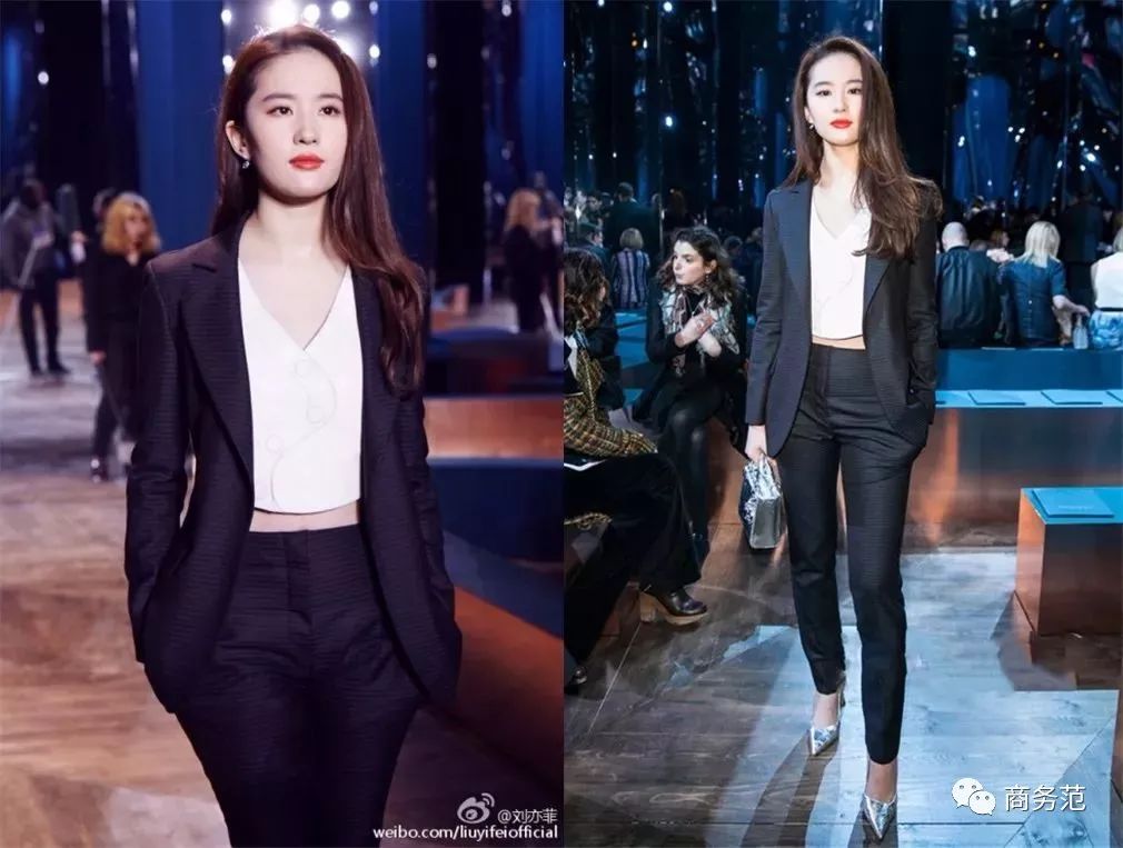 刘亦菲尚美头冠,刘亦菲黑色礼服戴皇冠迪奥