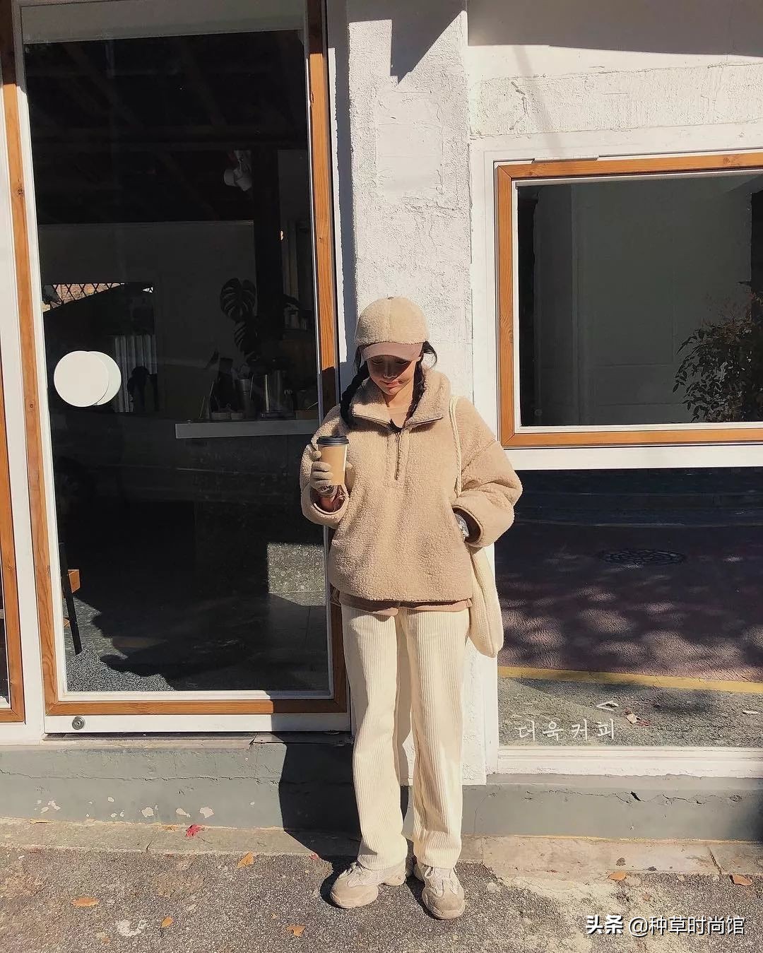 夹克直筒裤,夹克直筒裤穿搭