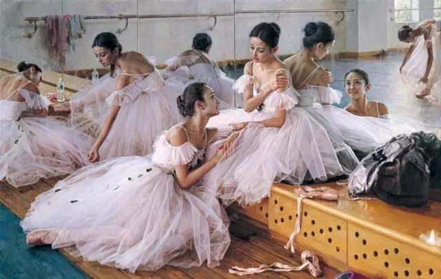 他偷看老婆同事跳舞25年，画下这曼妙的人体油画，还卖了1200万