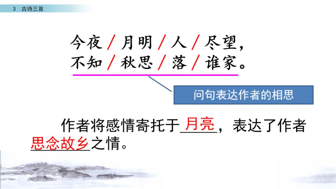六年级下册10古诗三首ppt完整版,部编版六年级下册第三课古诗图解