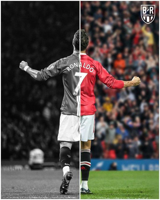 c罗加盟曼联穿哪件球衣,c罗加盟曼联拿球衣图片