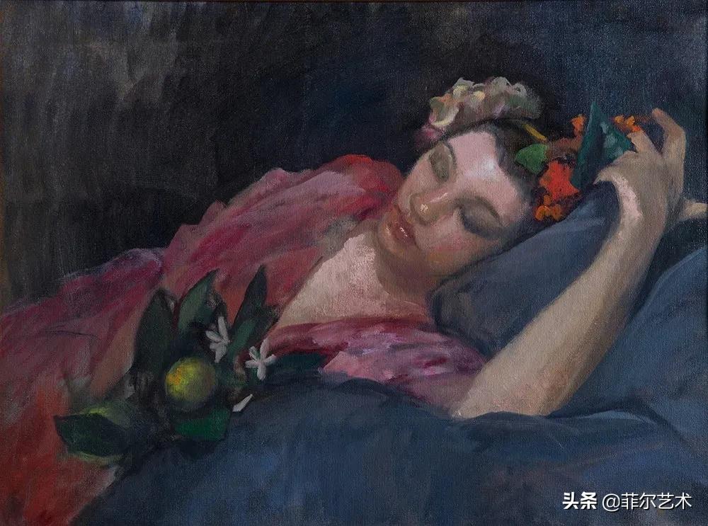 智利人物油画作品欣赏,智利画家daniela人物油画作品欣赏