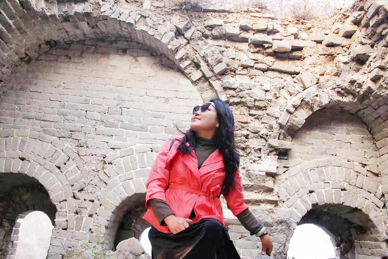 长城的眺望口和垛口,绥中锥子山长城风光