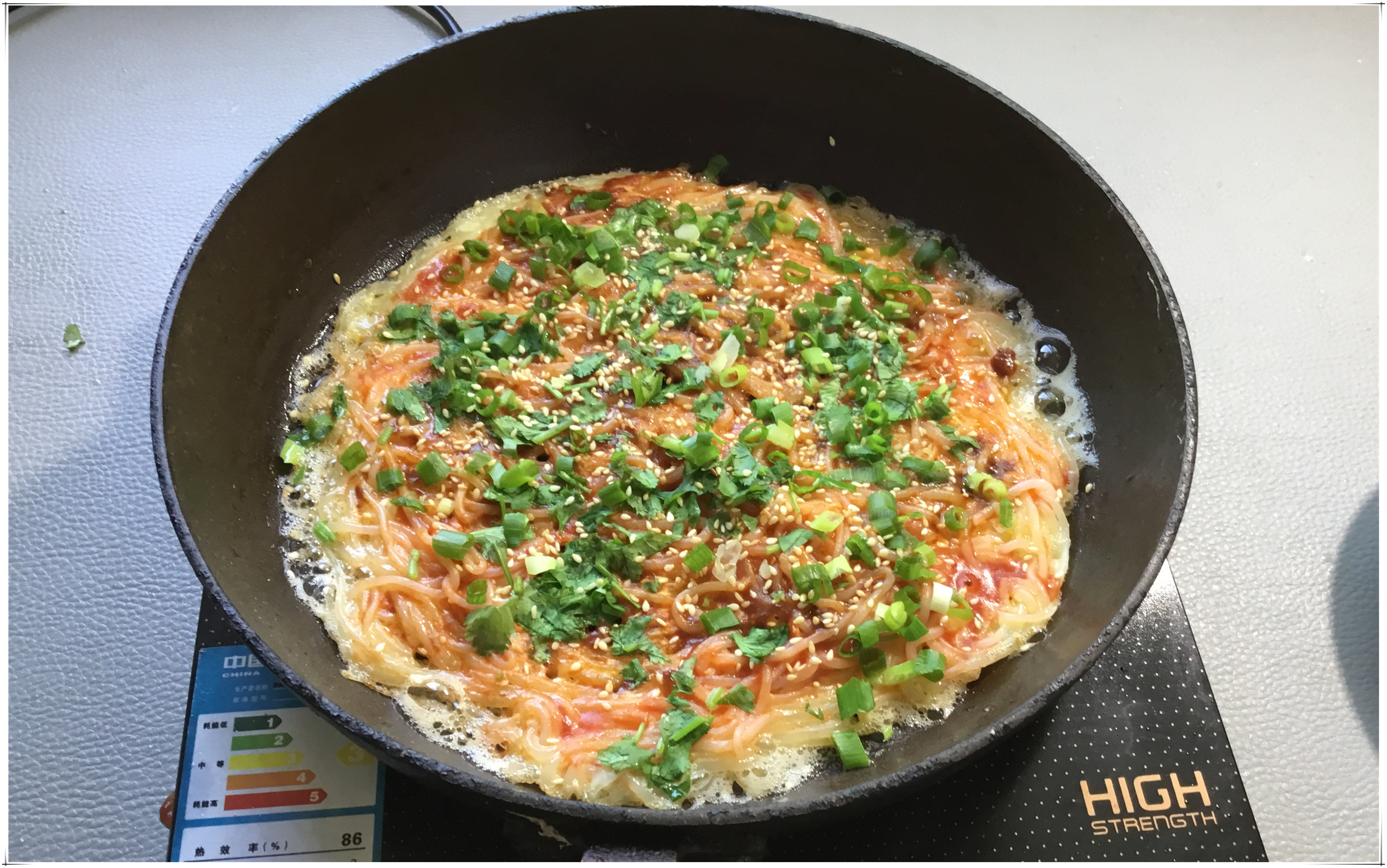 特殊的烤冷面的做法,烤冷面别样做法