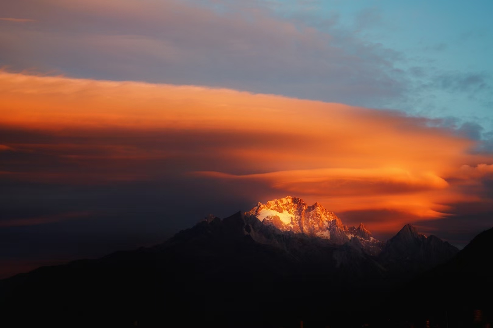 云南丽江美景图,云南丽江绝美日落