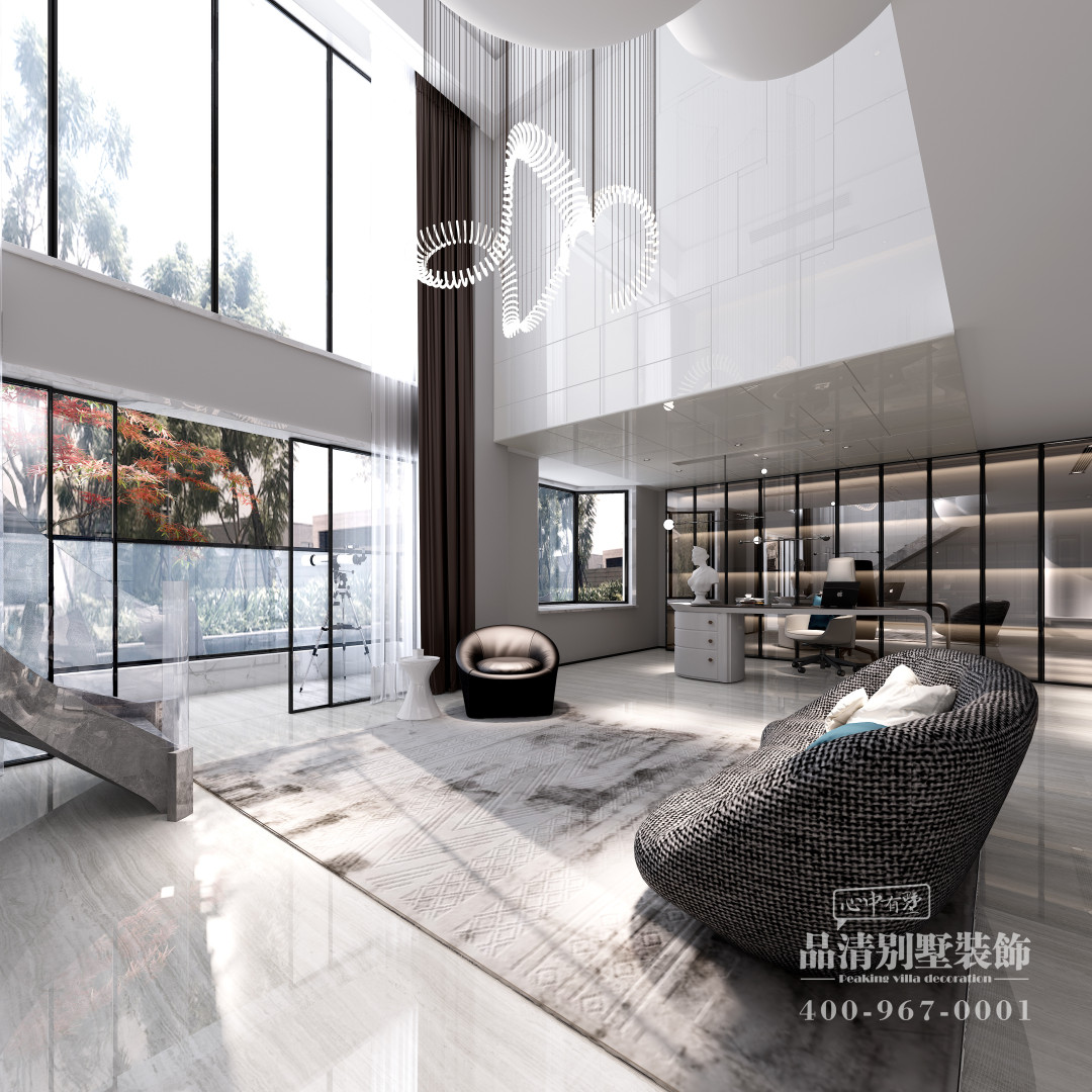 常州别墅简约设计装修,江苏别墅装修轻奢现代