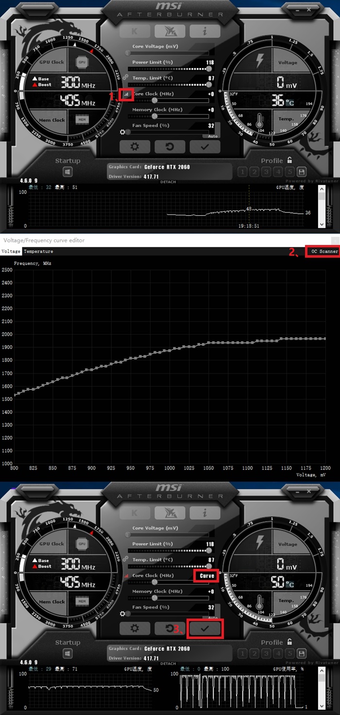 oc显卡如何设置超频,华硕显卡ocscanner自动超频教程