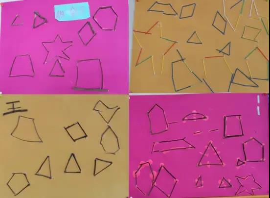 探索游戏玩法卡通图,几何图形游戏