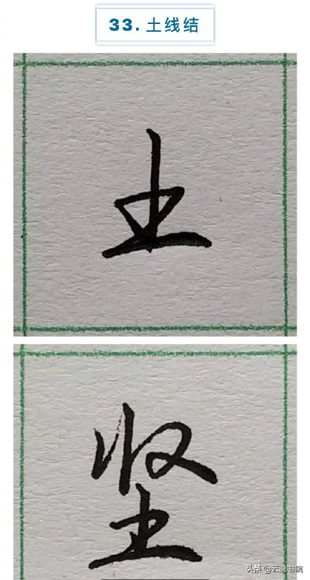 硬笔楷书行书草书笔画对照表,郭伯一硬笔行书基本笔画图解