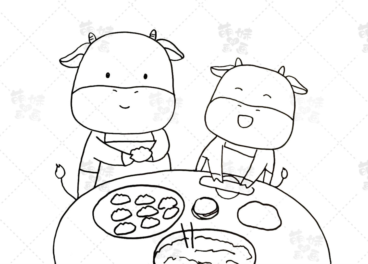 春节的主题画2022简单又漂亮,春节的画简单又好看2021年的