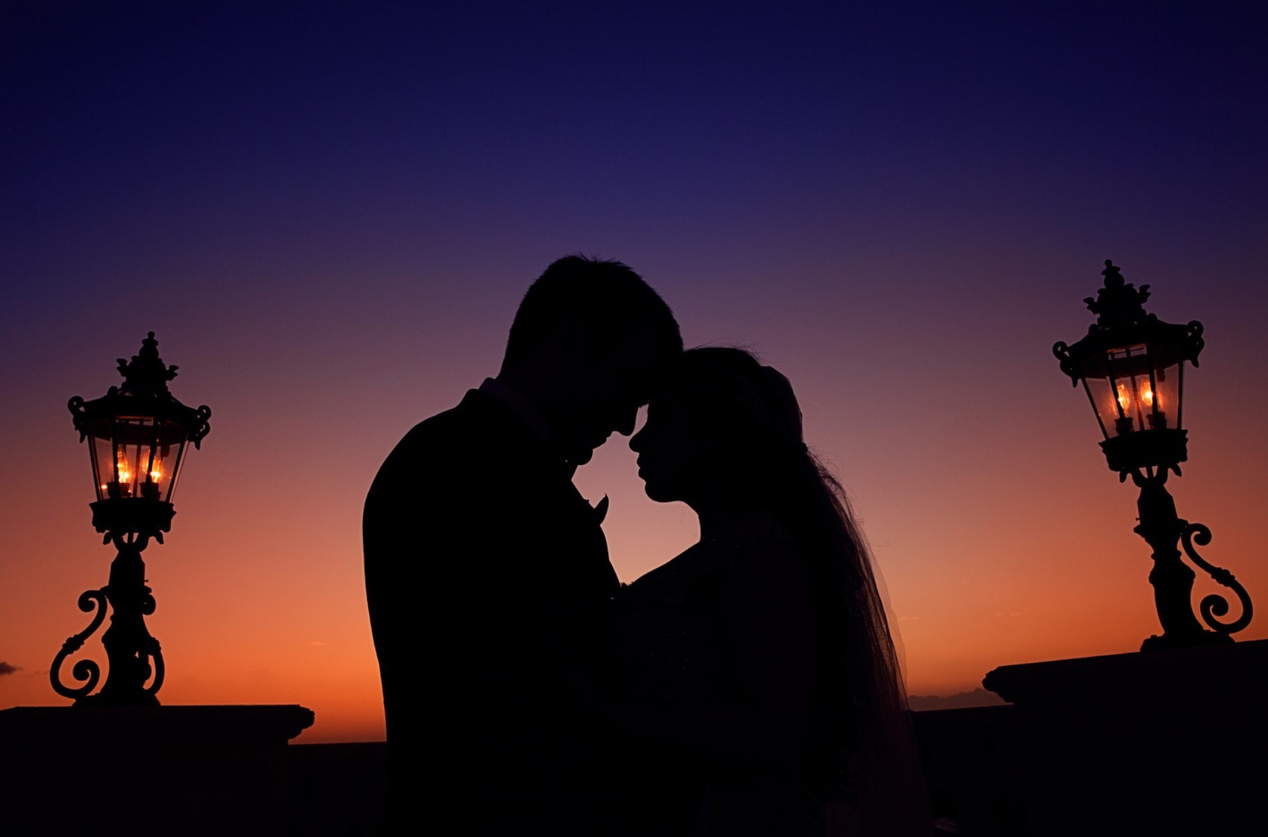 国外夫妻浪漫的爱情婚纱照,带你看看异国的风景