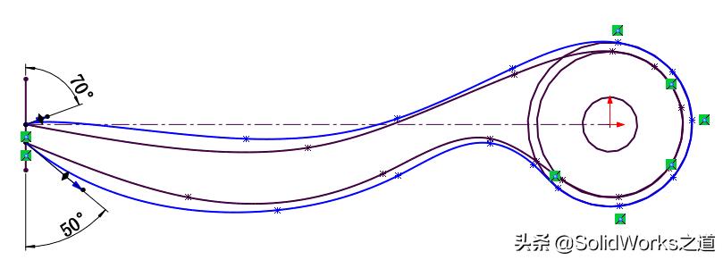solidworks怎么把线投影在曲面上,solidworks曲面投影拉伸切除