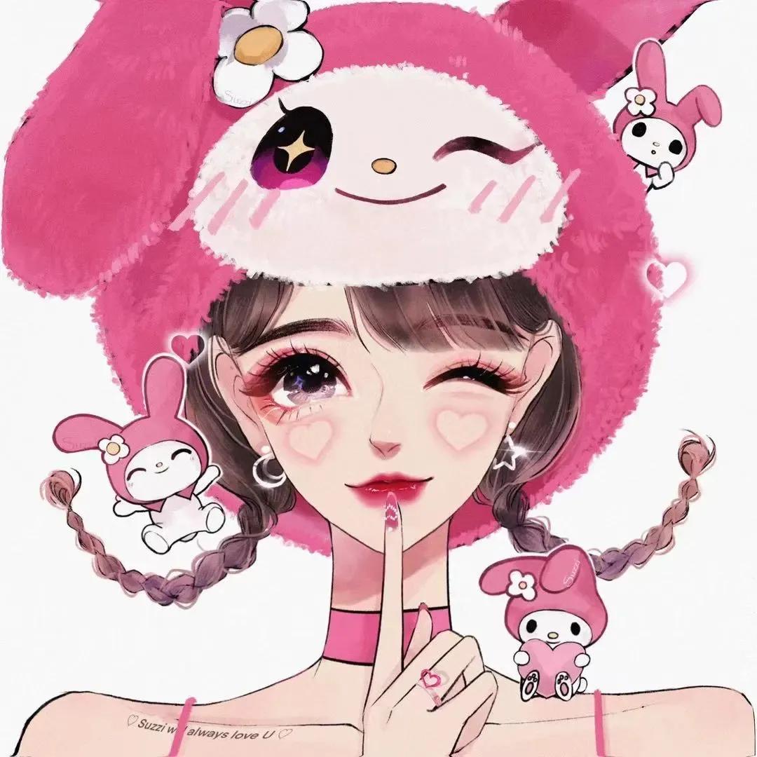 10-13岁女生小学生仙气闺蜜头像,超好看的男生兄弟动漫头像