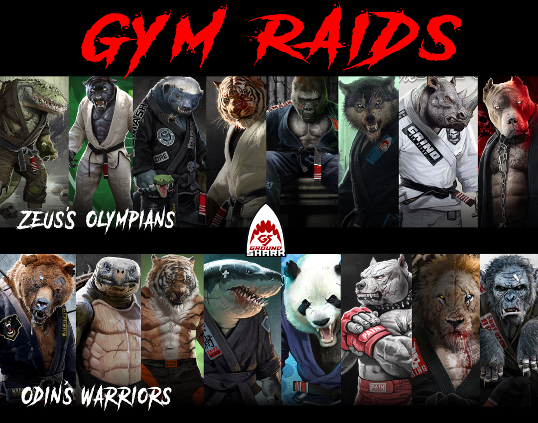 会巴西柔术的动物有多酷？让GroundShark（陆地鲨）告诉你