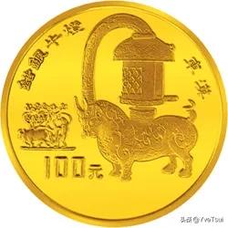 金牛纳福牛年生肖纪念币,85年金牛币