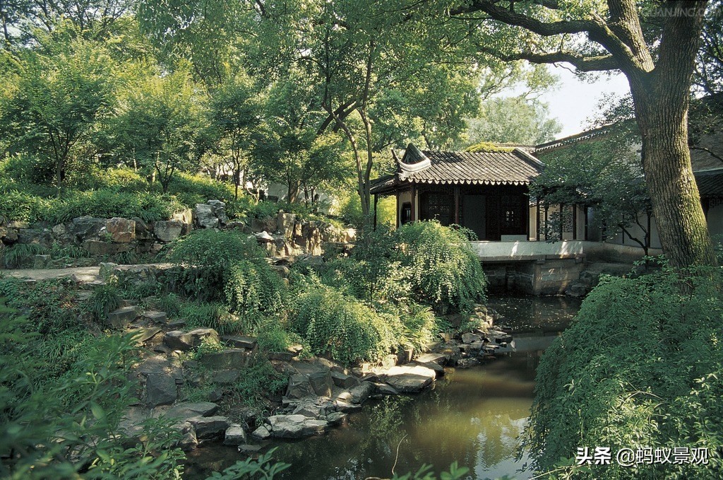 留园建筑分布图,留园建筑艺术分析