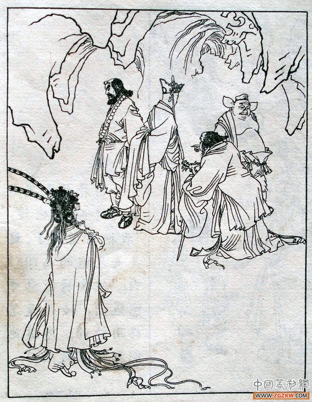 《西游记》之三打白骨精背景图,西游记三打白骨精文字版图文