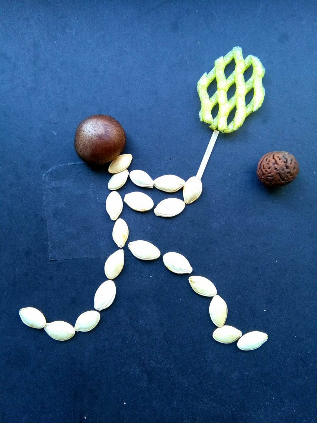 健身创意墙画,夏日美食家庭主题画