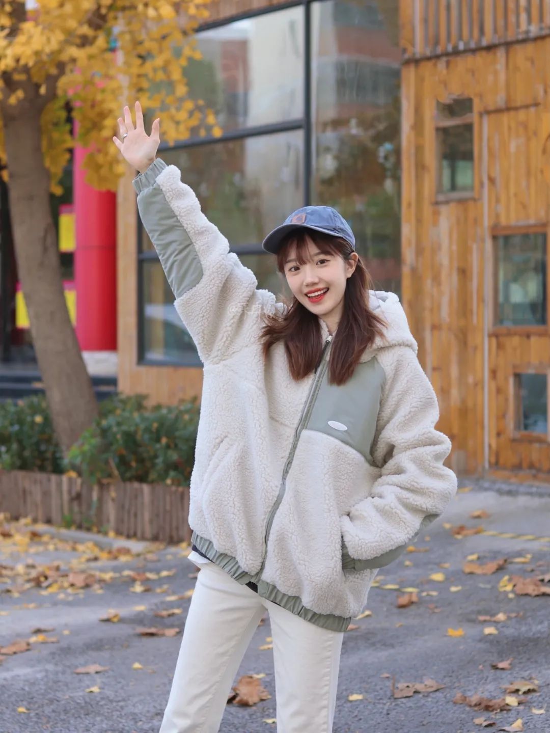 温柔又保暖的穿搭学生党女,冬季保暖时尚穿搭小个子学生