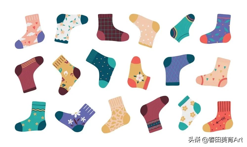 儿童美术袜子教案,创意美术5-6岁课程袜子