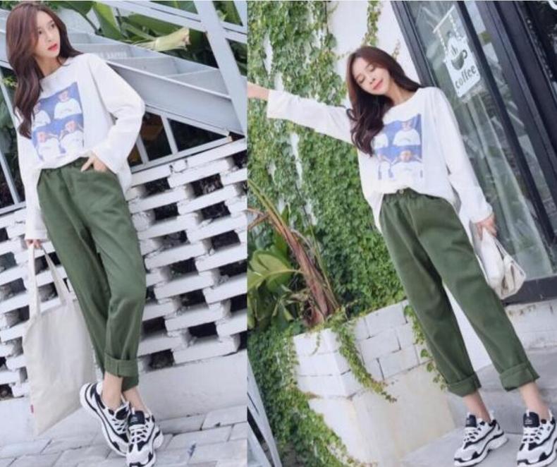 哈伦裤搭配什么鞋子才好看,哈伦裤搭配什么鞋子穿才好看冬季