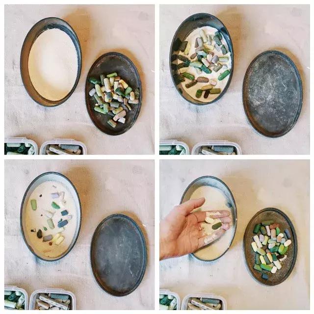 色粉笔表现技法,水溶性粉笔怎么画才亮