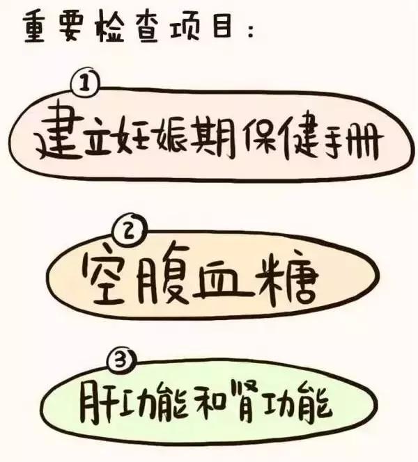 孕妇产检全流程手绘图,产科医生画图