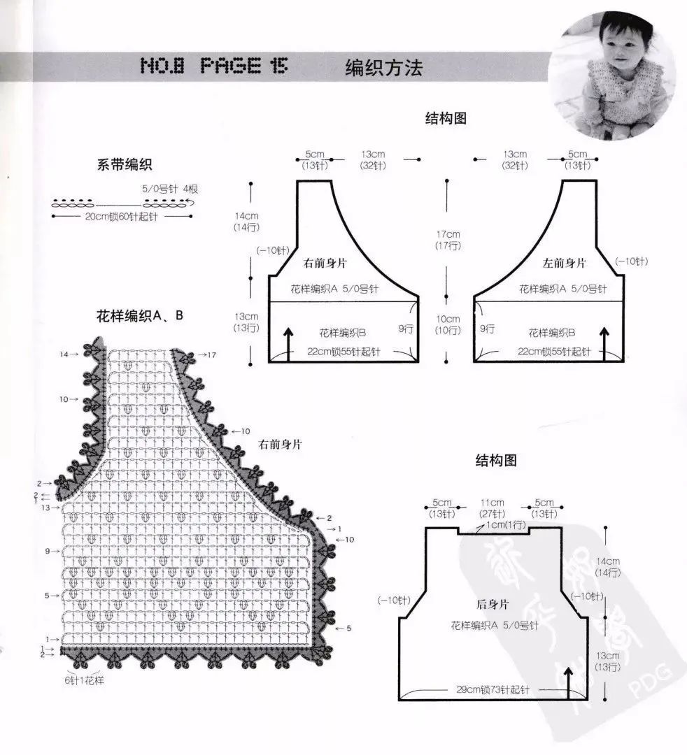 婴儿马甲背心洋气简单,宝宝背心马甲编织图解