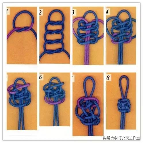 文玩绳结打结方法大全,文玩佛珠手串绳结