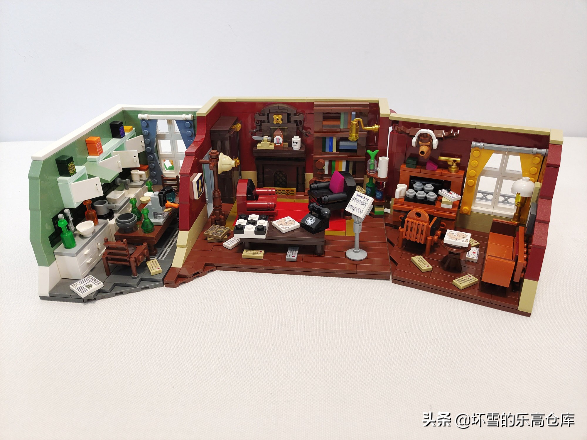 积木福尔摩斯贝克街,积木名侦探柯南拼装