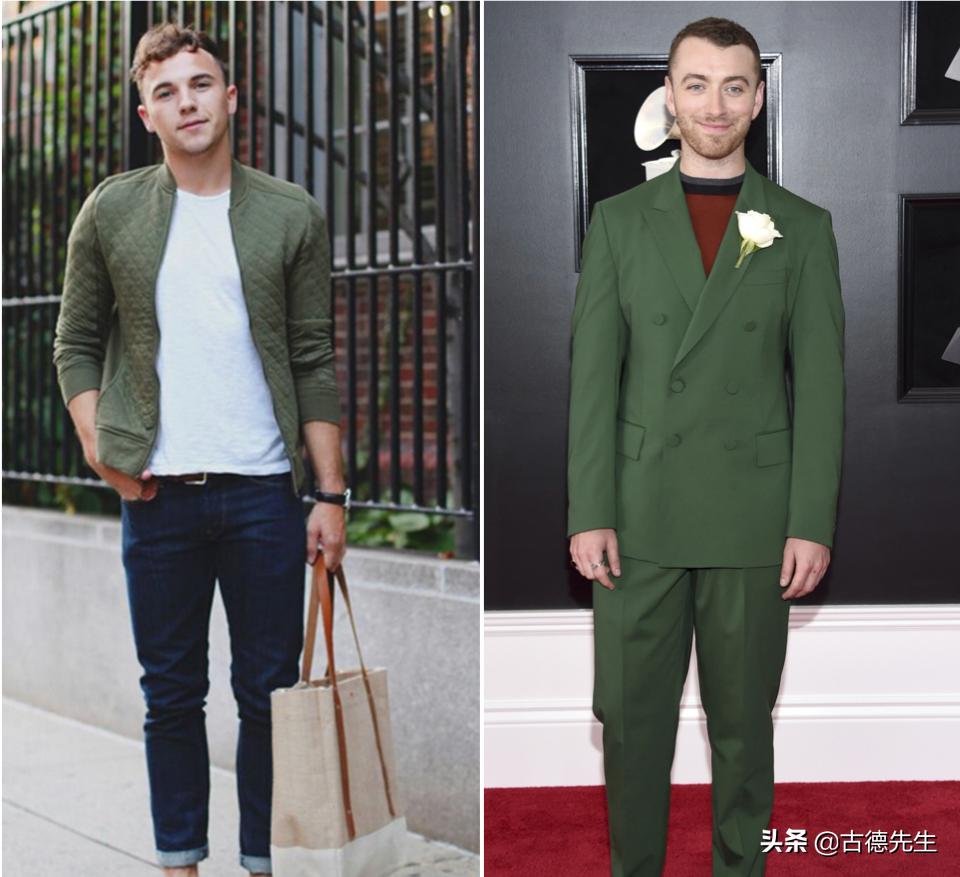 男式个性春季穿搭,男士显白穿搭