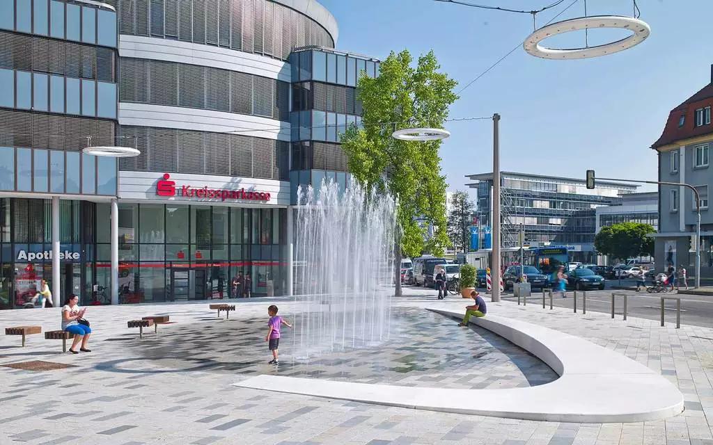 六七十年代商业街景观设计,复古商业街景观设计