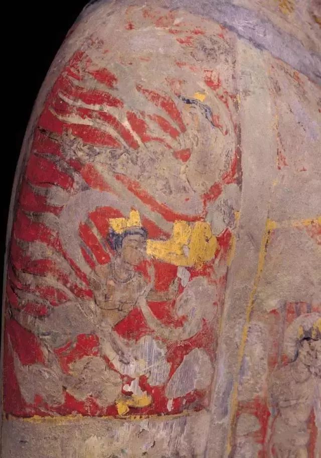 北齐石雕彩绘贴金造像,北齐卢舍那石雕