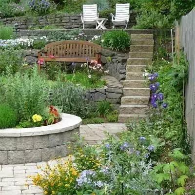 庭院的节奏感，来自于坡度的“琴键