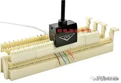 电话线机柜模块接线详细图解,程控交换机连接大对数电缆接法