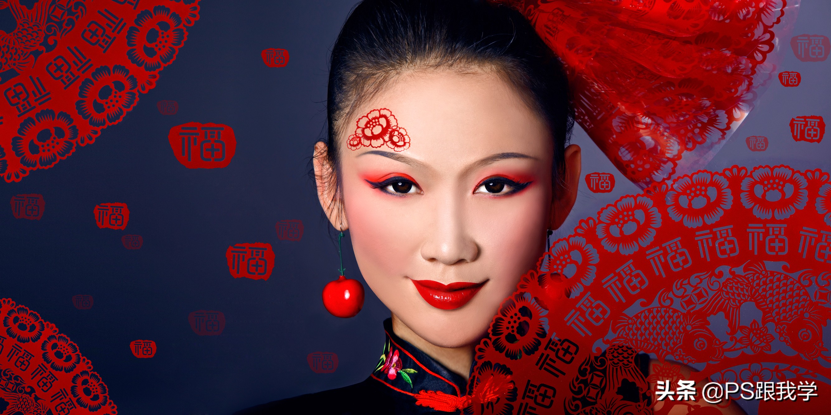 photoshop怎么设计手幅,photoshop如何制作海报