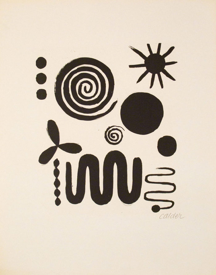 亚历山大考尔德,亚历山大·考尔德的雕塑作品