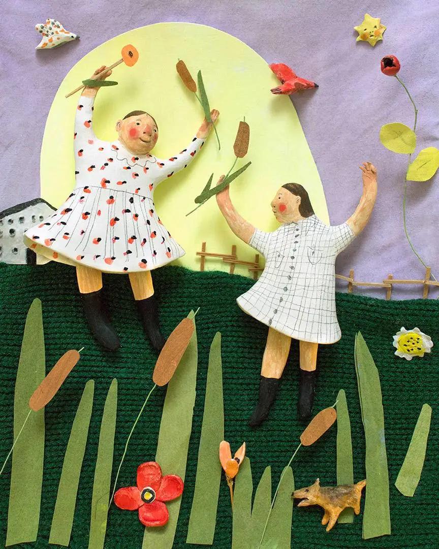 神笔马良的插画续写,绘制插画神笔马良