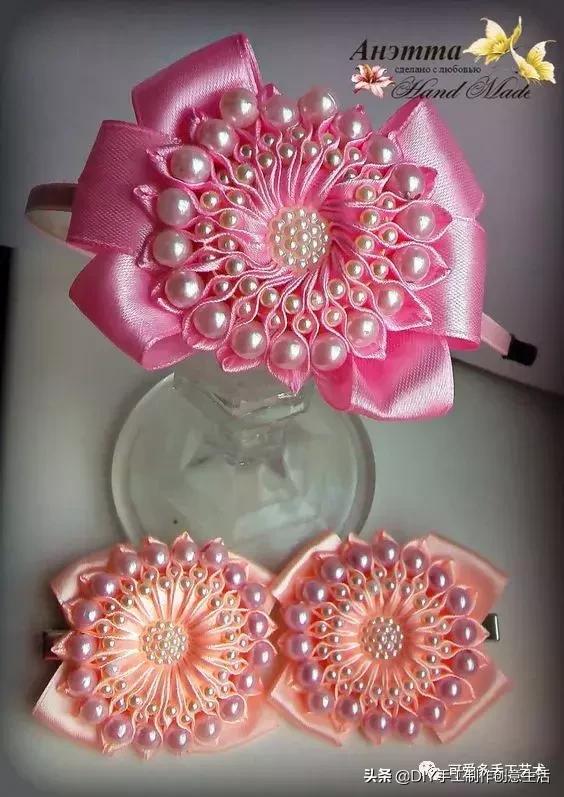 丝带做花带,做花带的教程