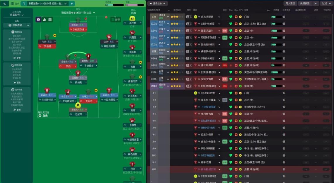 足球经理2022常规首发,足球经理2020潜力查看