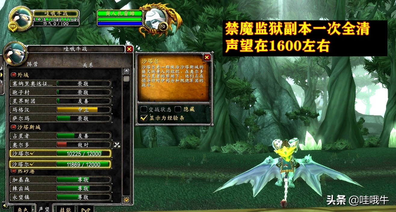 魔兽世界怀旧服tbc哪些声望必须升,魔兽怀旧服tbc各声望奖励