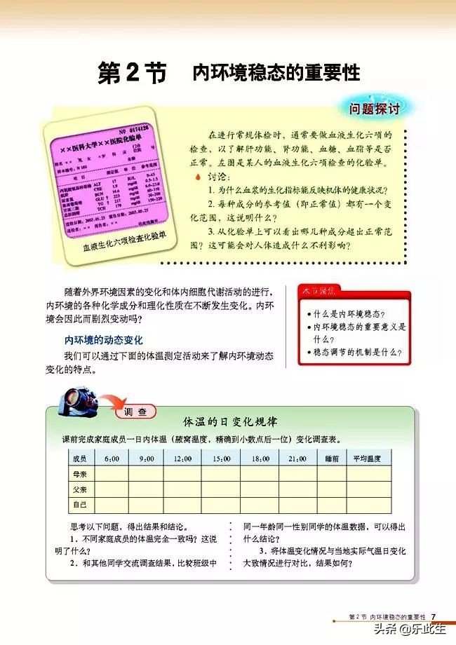 高中生物必修3电子教材,必修三稳态与环境的知识点人教版