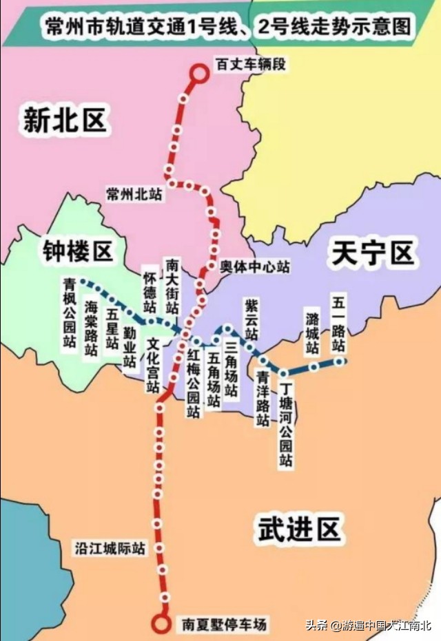 常州地铁线路图高清,常州地铁5号线审批