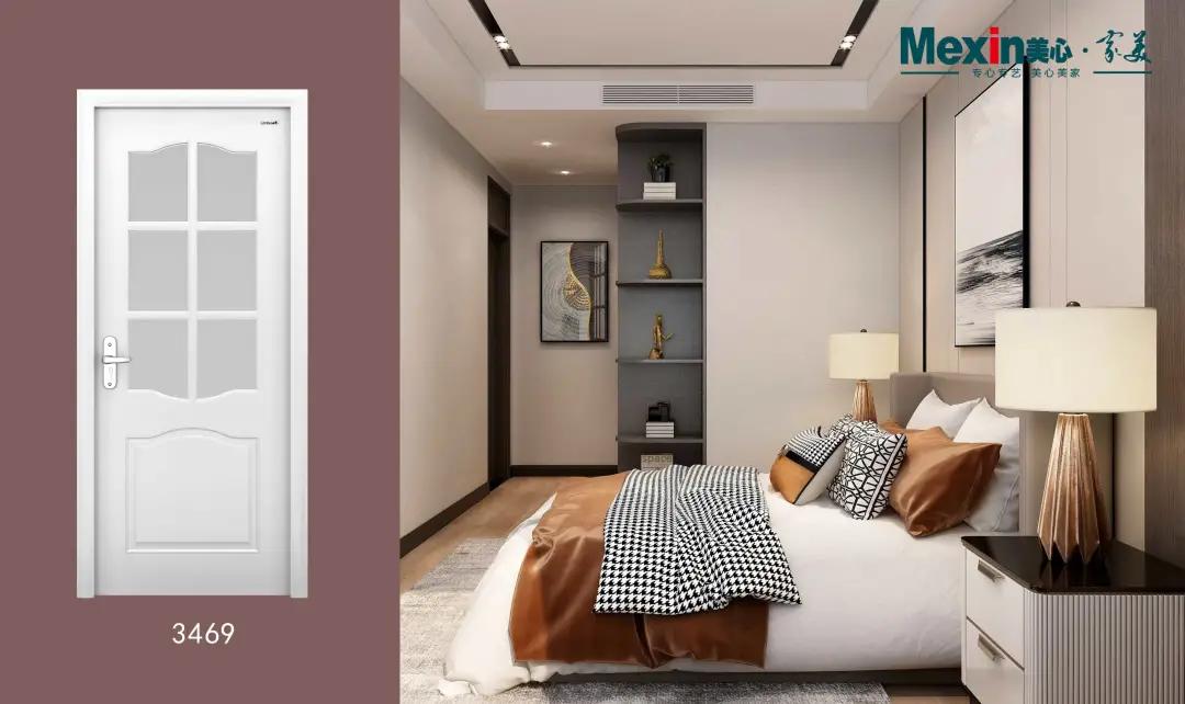 美心家美木门简约,美心美家实木门