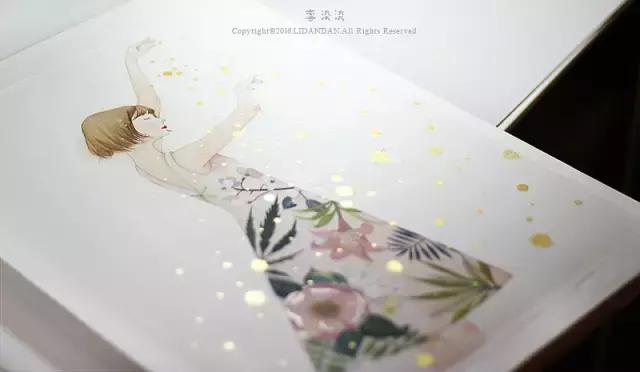 自己做ins插画卡片少女心 (少女心简单插画可爱小图案)