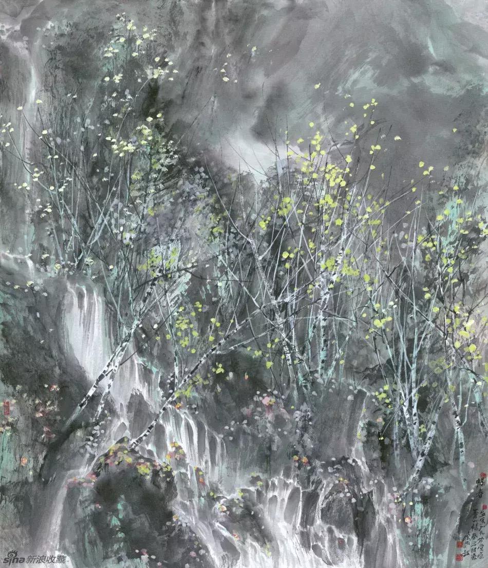 画家宋雨桂作品欣赏,宋雨桂山水书画作品