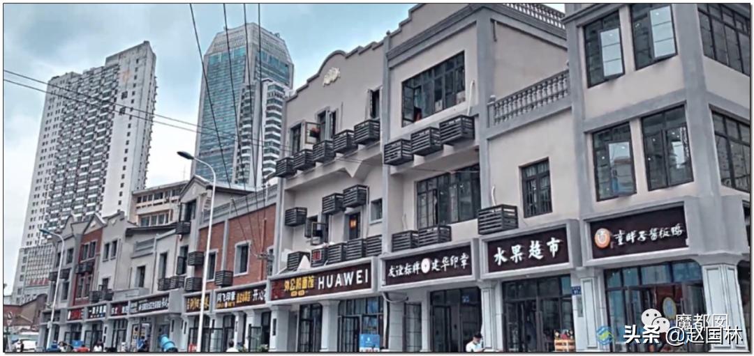 中国街道招牌,层次感招牌门头设计