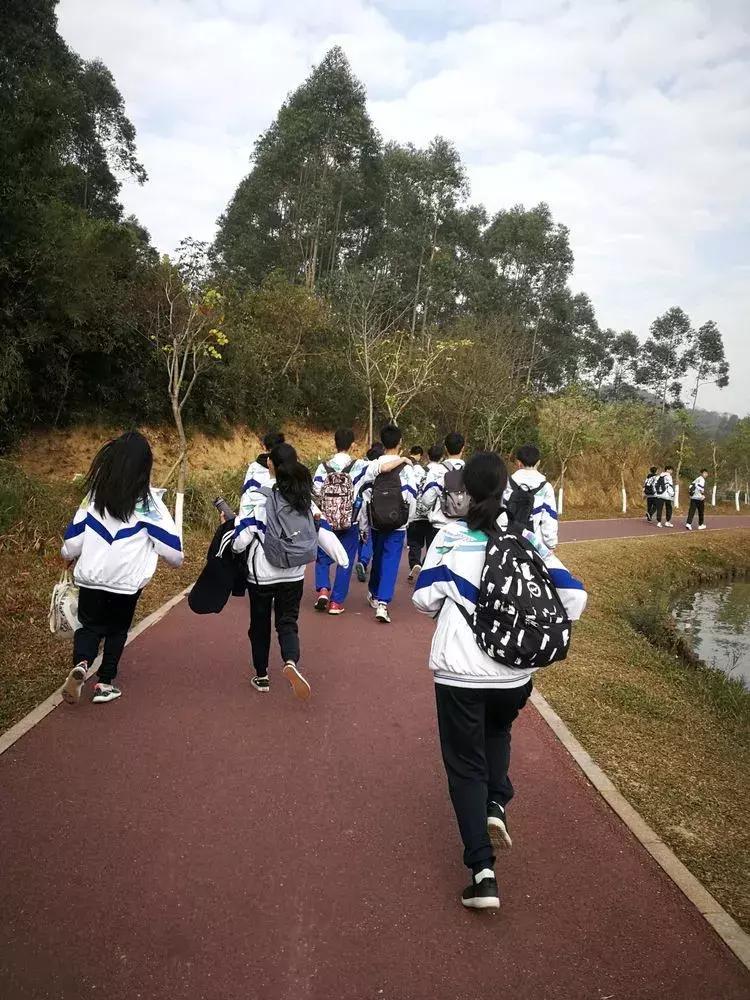 增城高级中学春游,增城挂绿湖徒步起点