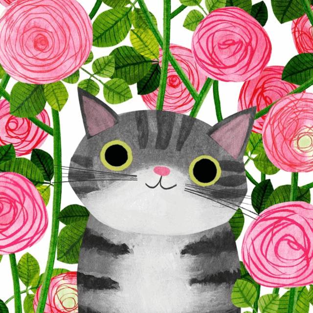 姑娘1天画1只猫坚持了100天 (坚持画猫100天的姑娘太有才了)